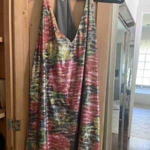 Free people shimmer floral dress